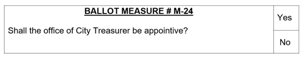 Image of Ballot Measure M-24 language.